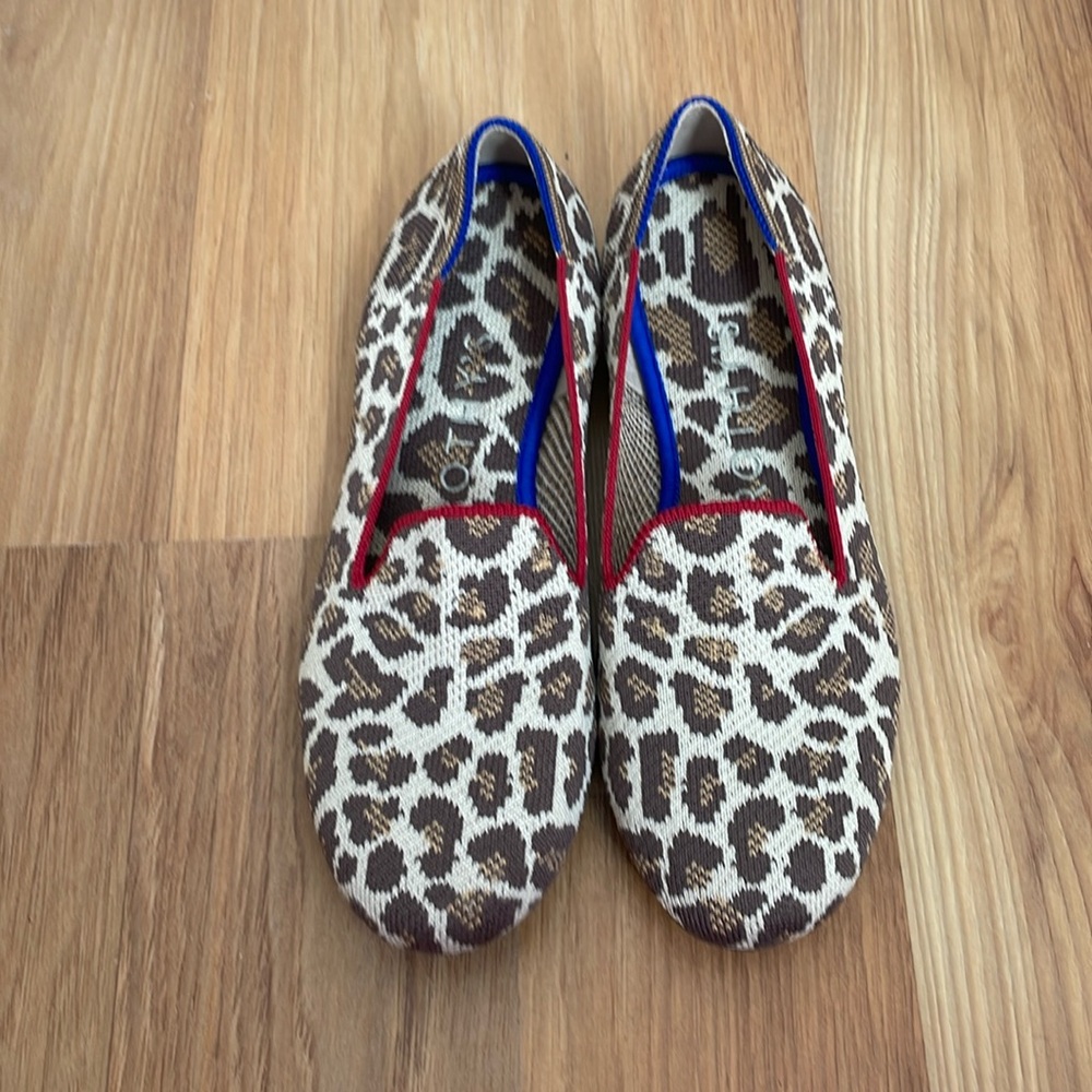 Rothy’s loafer cheetah leopard print size 6